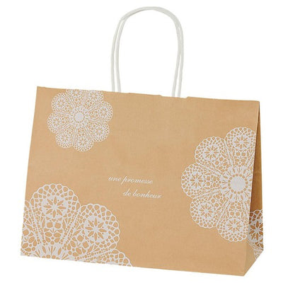 店舗用品ラッピング用品レースィ白31×12.5×23cmの商品画像