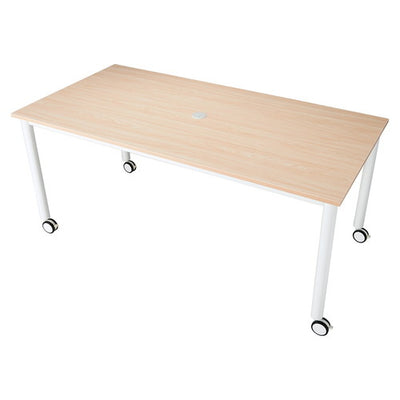 店舗用品店舗運営用品キャスター付きテーブル長方形の商品画像