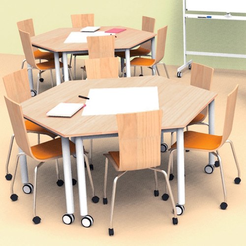 (店舗運営用品) (事務機器) (会議・MTテーブル) kp38-801-17-2 キャスター付きテーブル 台形