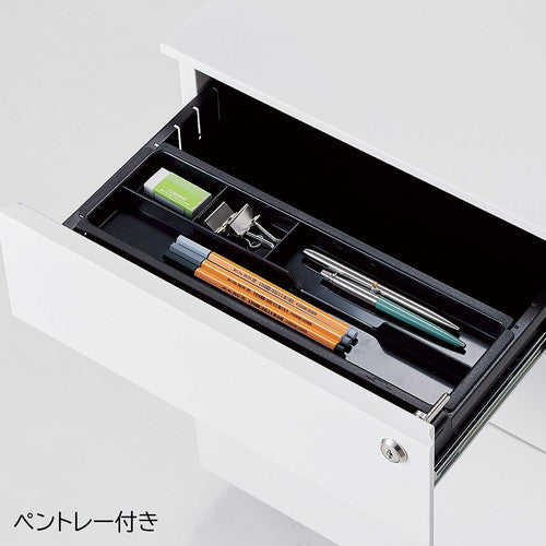 (店舗運営用品) (事務機器) (デスク) kp38-801-33-1 スチール製インキャビネット ホワイト