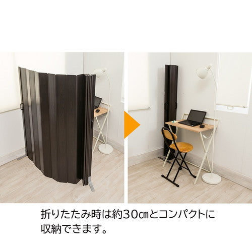 (店舗運営用品) (事務機器) (パーティション) kp38-801-56-2 フレキシブルパネルパーティション マグネット付き W180cm ホワイトウッド 半透明
