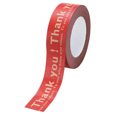 店舗用品店舗運営用品クラフトデザイン梱包テープThankyou!の商品画像