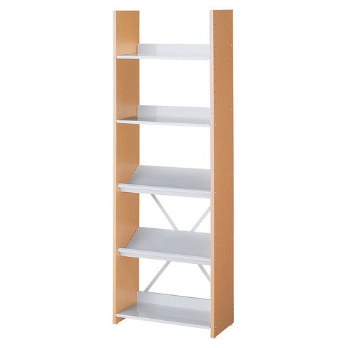 店舗用品店舗運営用品可動棚オープンラック5段ナチュラルW40cmの商品画像