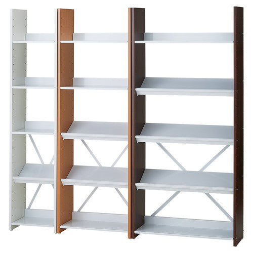 (店舗運営用品) (事務機器) (収納家具・収納ケース) kp38-801-66-3 可動棚オープンラック5段 ナチュラル W80cm