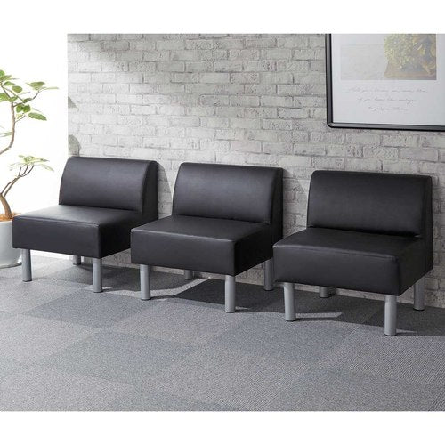 (店舗運営用品) (事務機器) (ソファ・ベンチ) kp38-801-79-1 ロビーベンチW60cm 背付き アイボリー