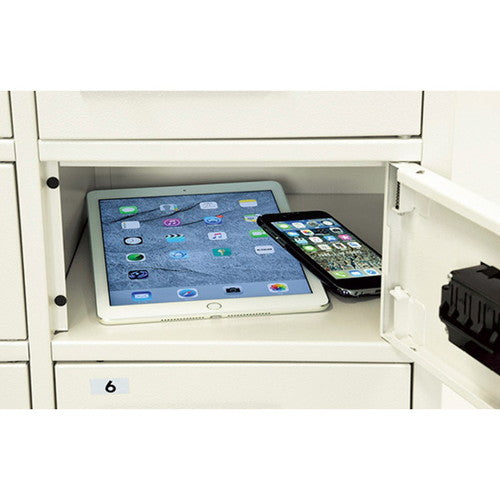 (店舗運営用品) (事務機器) (ロッカー) kp38-802-21-1 貴重品ロッカー(ダイヤル錠) ホワイト 2列1段