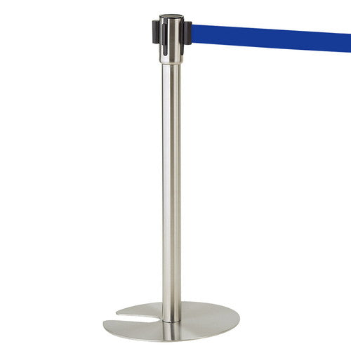 店舗用品店舗運営用品フレキシブルパーティションブルーベルト本体セットの商品画像