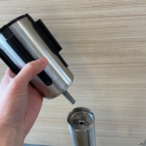 (店舗運営用品) (運営サポート用品) (ベルト・ロープパーティション) kp38-802-35-6 フレキシブルパーティション 交換用ブルーリール