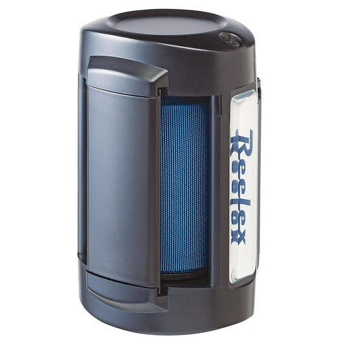 (店舗運営用品) (運営サポート用品) (ベルト・ロープパーティション) kp38-802-36-2 バリアリールミニポータブル ブルー