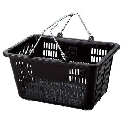 店舗用品店舗運営用品ミニバスケット(10リットル)ブラックの商品画像