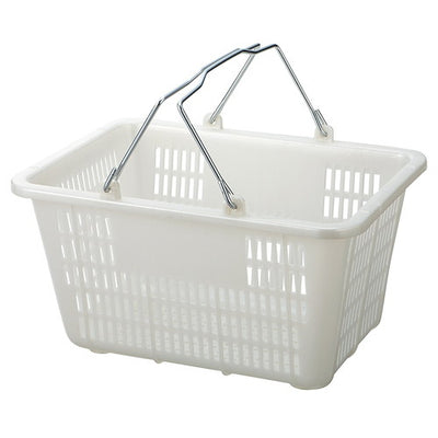 店舗用品店舗運営用品ミニバスケット(10リットル)パールホワイトの商品画像