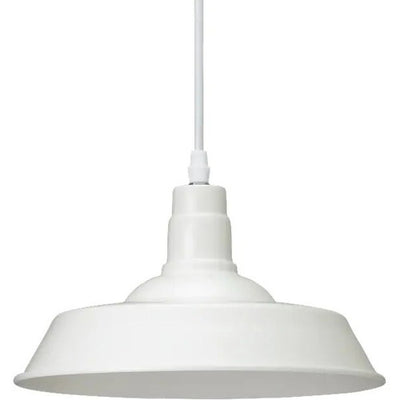 店舗用品照明シンプルペンダントライト中ホワイトの商品画像