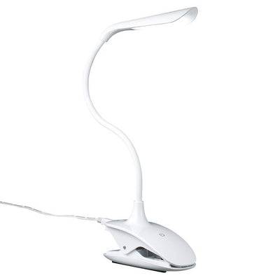 店舗用品照明調光式LEDクリップライトホワイト昼光色の商品画像