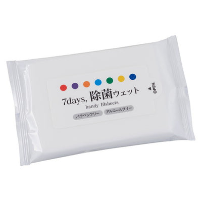店舗用品販促用品除菌ウェットティッシュ(アルコールフリー)ハンディーの商品画像