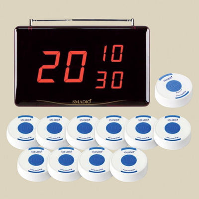 店舗用品店舗運営用品呼び出しベルスマジオ送信機セット送信機10台付属セットの商品画像