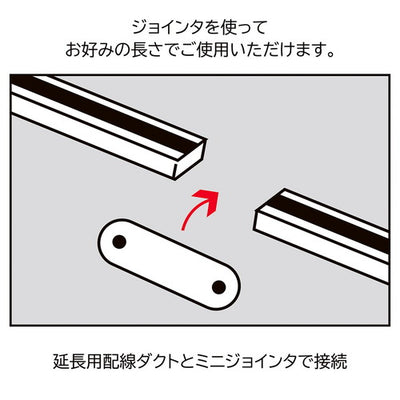 店舗用品照明ELPA配線ダクトミニジョインタの商品画像