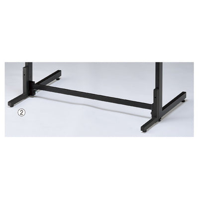 店舗用品システム什器SF90壁面タイプ用自立脚部ブラックの商品画像