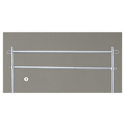 店舗用品店舗什器ハンガーラック用伸縮丸バー強化型用の商品画像