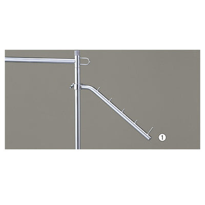 店舗用品店舗什器ハンガーラック用傾斜5連掛け強化型・重量用の商品画像