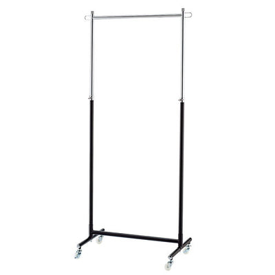 店舗用品店舗什器組立式ハンガーラック黒W60cmタイプの商品画像