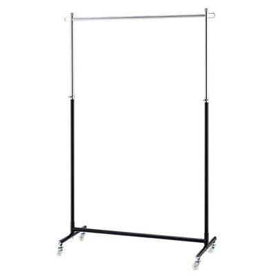 店舗用品店舗什器組立式ハンガーラック黒W90cmタイプの商品画像