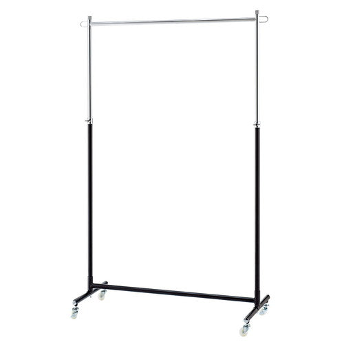 店舗用品店舗什器組立式ハンガーラック黒W90cmタイプの商品画像