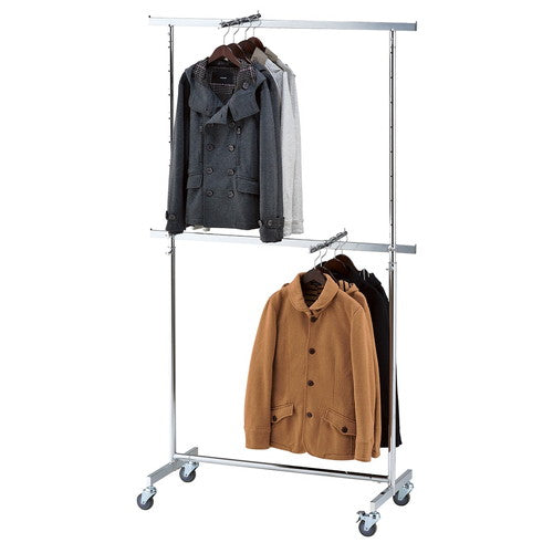 店舗用品店舗什器高耐荷重ハンガーラックW120cm追加バーの商品画像