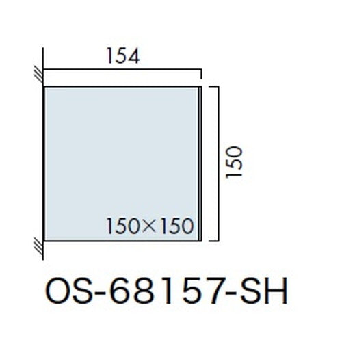 インテリアサイン ユニティ5 室名札(突出し) OS-68157-SH 両面対応