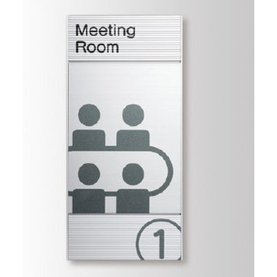 インテリアサインユニティ5室名札(平付け)OS-57451-AA片面対応の商品画像