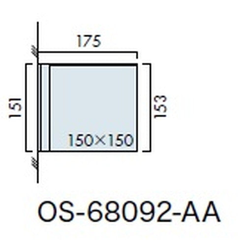 インテリアサイン フーリィ 室名札(突出し) OS-68092-AA 両面対応