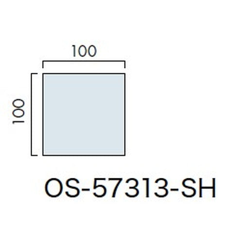 インテリアサイン ブライトサイン2 室名札(平付け) OS-57313-SH 片面対応
