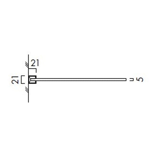 インテリアサイン プリーフサイン2 室名札(突出し) OS-68057-PX 両面対応