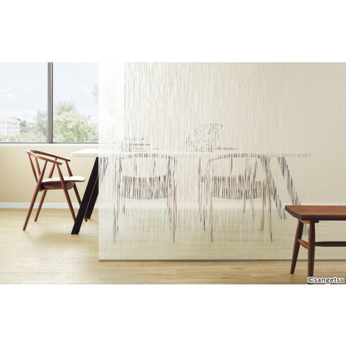 【ガラスフィルム】【サンゲツガラスフィルム】 Stripes ストライプス Sade サデ GF1871 125cm巾 (1m単位切売)
