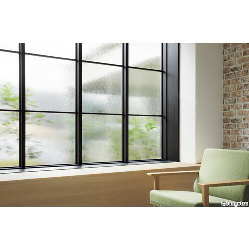 【ガラスフィルム】【サンゲツガラスフィルム】 Textured Glass テクスチャードガラス River リバー GF1874 95cm巾 (1m単位切売)