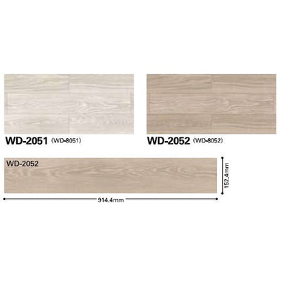 サンゲツフロアタイルウッドフローオークケース売り(24枚入)の画像