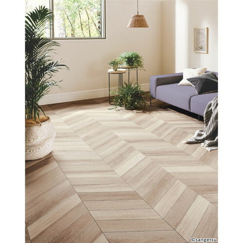 サンゲツ フロアタイル ウッド シェブロンウッド【ケース売り(72枚入)】