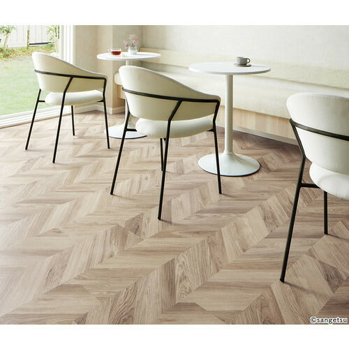 サンゲツ フロアタイル ウッド フレンチヘリンボーン【ケース売り(14枚入)】