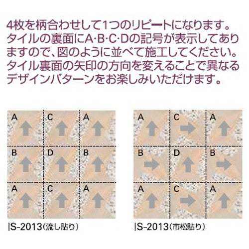 サンゲツ フロアタイル ストーン&アクセント ジオミックス 4枚セット売り】
