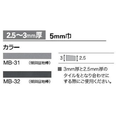 サンゲツ傾斜目地棒5mm巾ケース売り(50本入)の画像