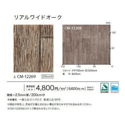 サンゲツ 機能性クッションフロア CMフロア 200cm巾の画像