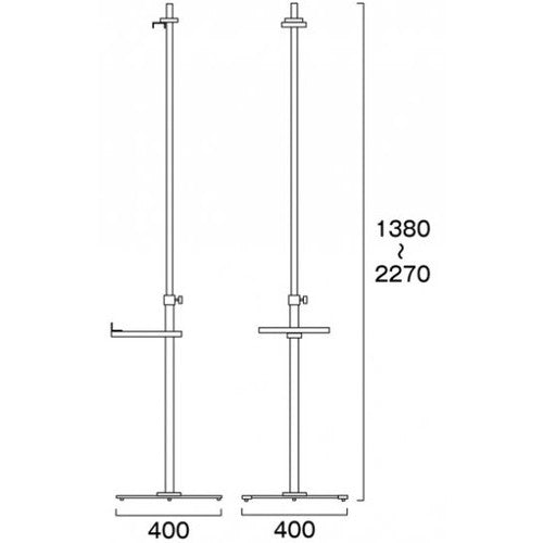 PAパネルスタンド23G-B 片面 PA23G-B