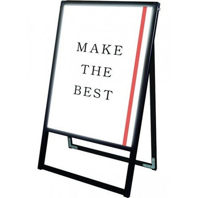 ブラックバリウススタンド看板LEDB2片面BVASKLED-B2Kの商品画像