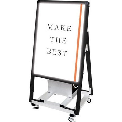 ブラックバリウススタンド看板バッテリーLEDA2片面BVASKBALED-A2Kの商品画像