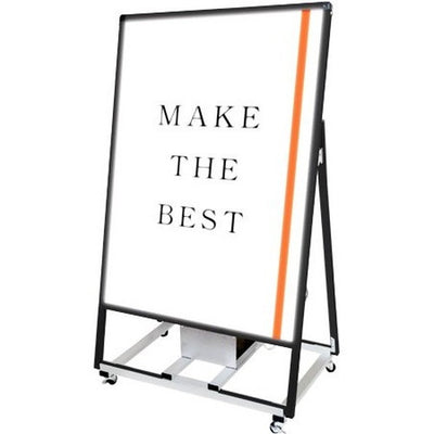 ブラックバリウススタンド看板バッテリーLEDB1片面BVASKBALED-B1Kの商品画像