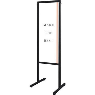 ブラックスマートメッセージスタンドA3縦縦片面BSMMSAC-A3TTKの商品画像