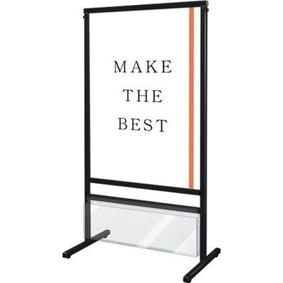 ブラックスマートメッセージスタンドA1片面カタログケース付BSMMSACK-A1Kの商品画像