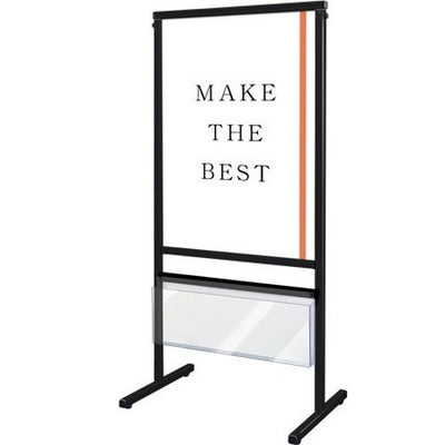 ブラックスマートメッセージスタンドB2両面カタログケース付BSMMSACK-B2Rの商品画像