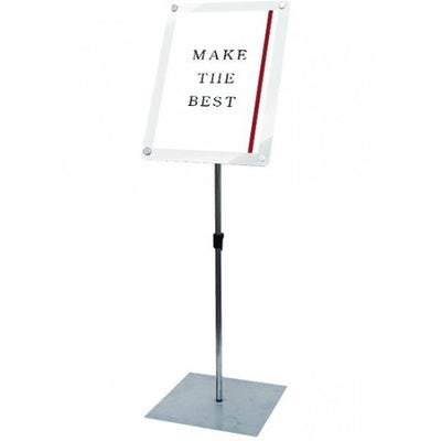 インフォメーションアクリルスタンド150A3縦ホワイトINFA150-A3TWの商品画像