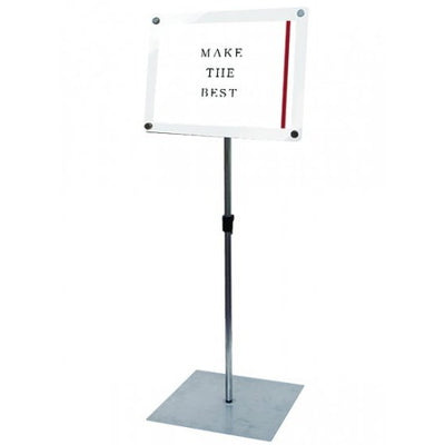 インフォメーションアクリルスタンド150B4横ホワイトINFA150-B4YWの商品画像