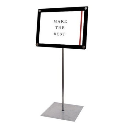 インフォメーションアクリルスタンド80A3横ブラックINFA80-A3YBの商品画像